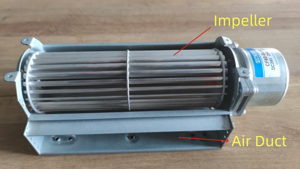 Crossflow fan structure1