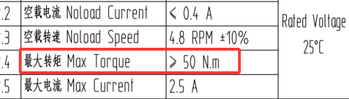 ice maker motor parameter2